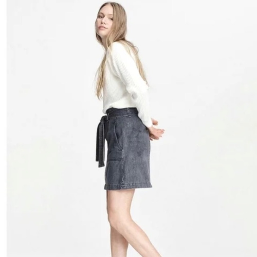 Young Fabulous & Broke | High Waist Denim Button Skirt M